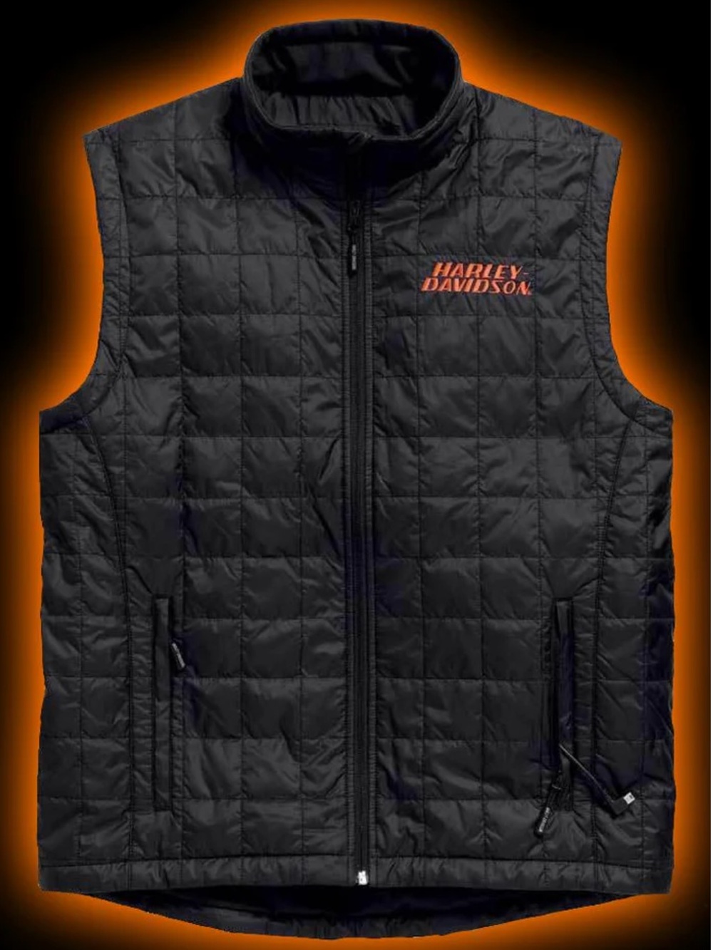 Harley-Davidson® Men's Stimulate Heated 7V Black Motorcycle Vest, NWOT, Med